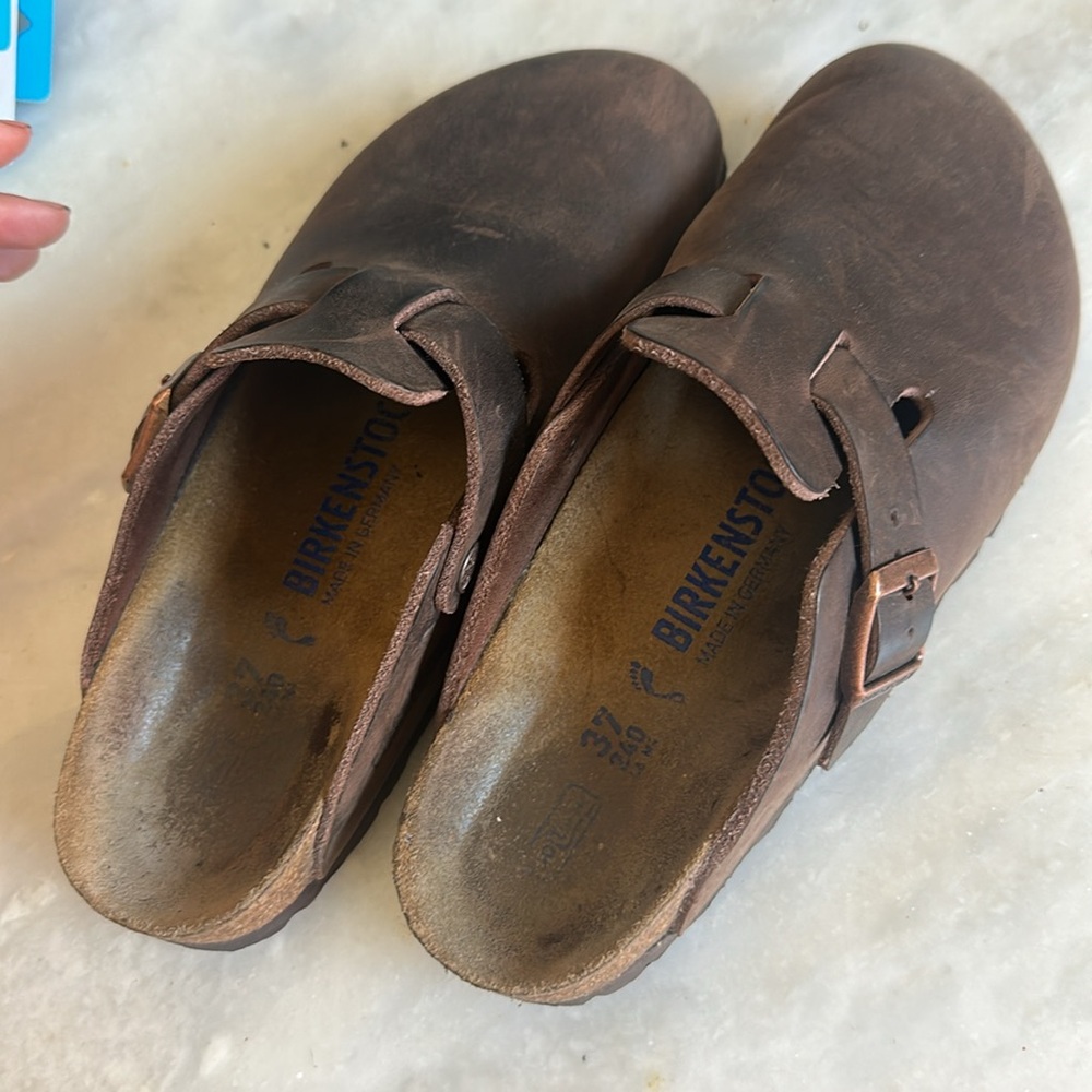 Birkenstock Chocolate Brown Slip-On Sandals